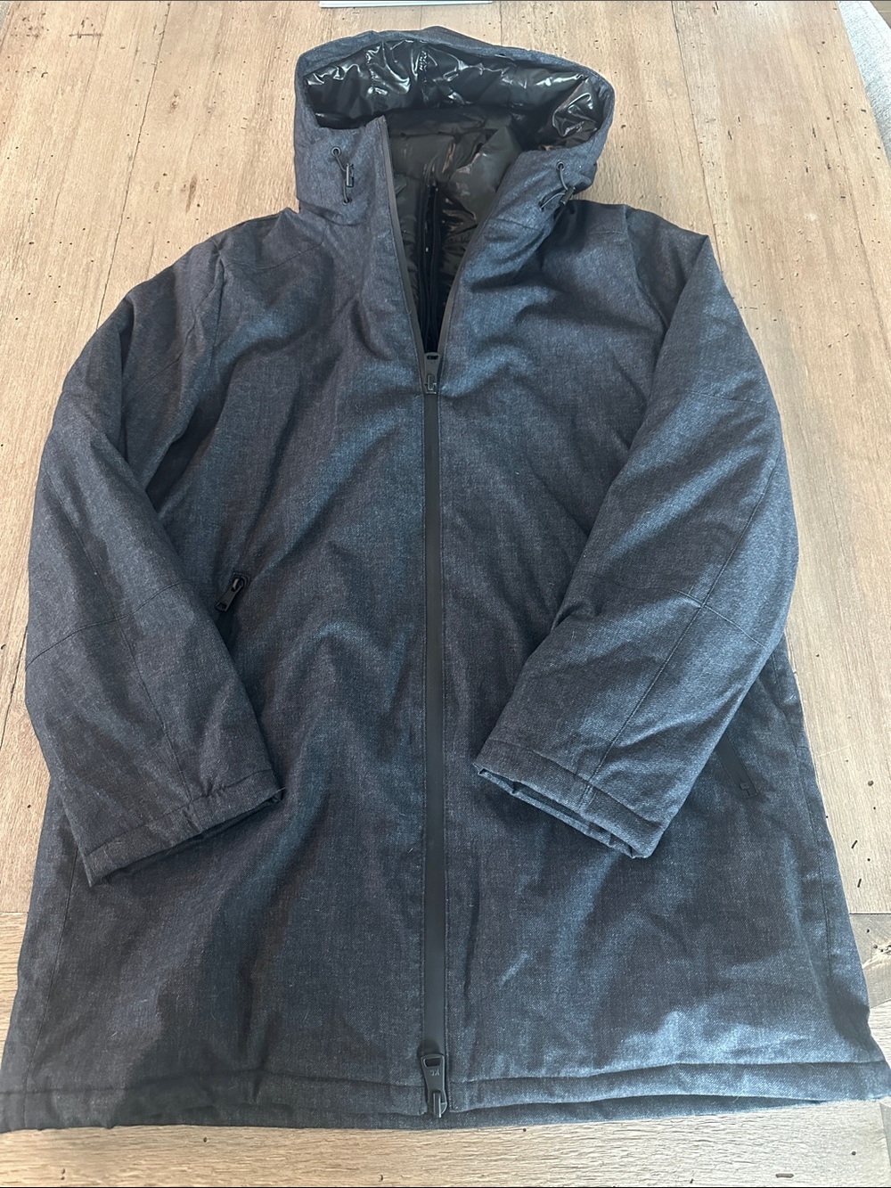 Kenneth Cole Water Resistant Coat with Quilted Bib